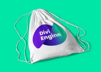 Divi Engine String Bag (Big Logo)